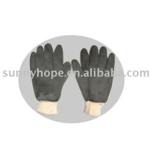 Guantes sumergidos de neopreno con acabado rugoso para campos químicos